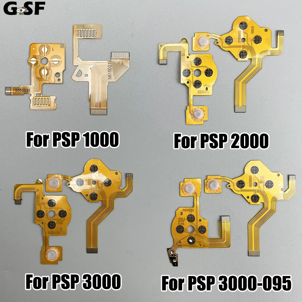 Image of GSF 1Set Für PSP 1000 2000 3000 095 Ersatzteil Links Rechts Taste Controller Band Flex Kabel Reparatur Teile