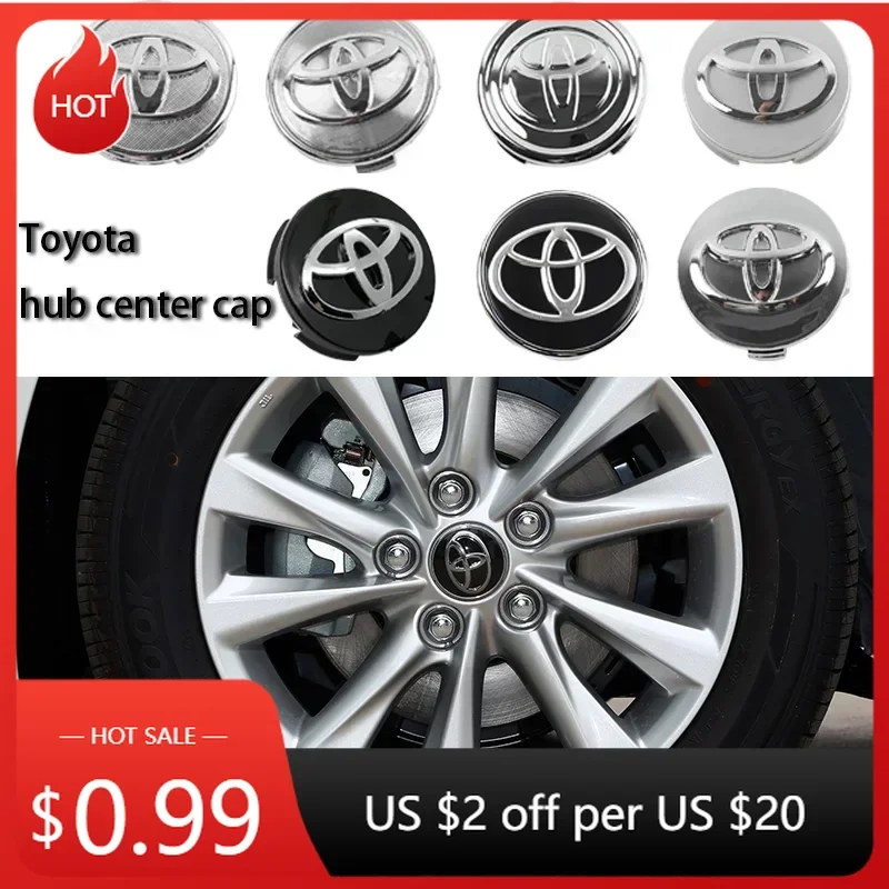 

Для Toyota 2026, горячие колпаки ступицы колеса автомобиля, центральная крышка ступицы, логотип, наклейки на обод, эмблема, Стайлинг для Toyota Hilux Land Corolla Prius