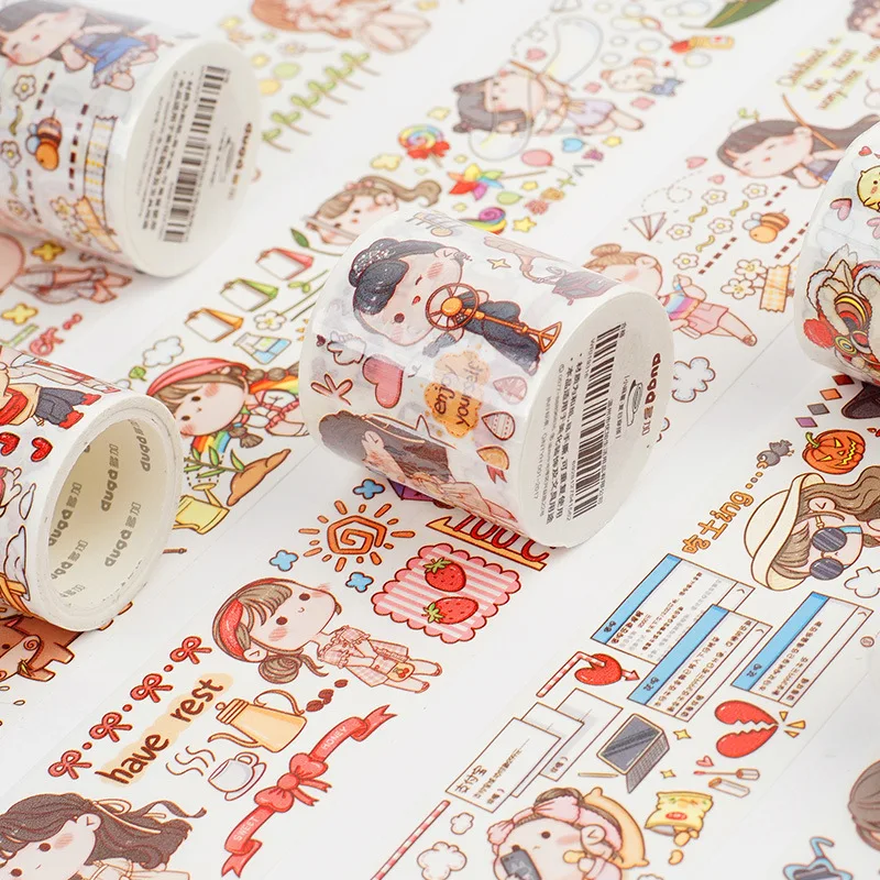 1pcs/1lot Decorative Adhesive Tapes Milk bear Food small Mochi Masking Tapes Scrapbooking DIY Paper Japanese Stickers 3m