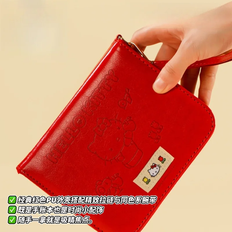 Carnet à sangle de poignet Hello Kitty, portable, bloc-notes – idéal pour noter des rappels et organiser les plans d'étude