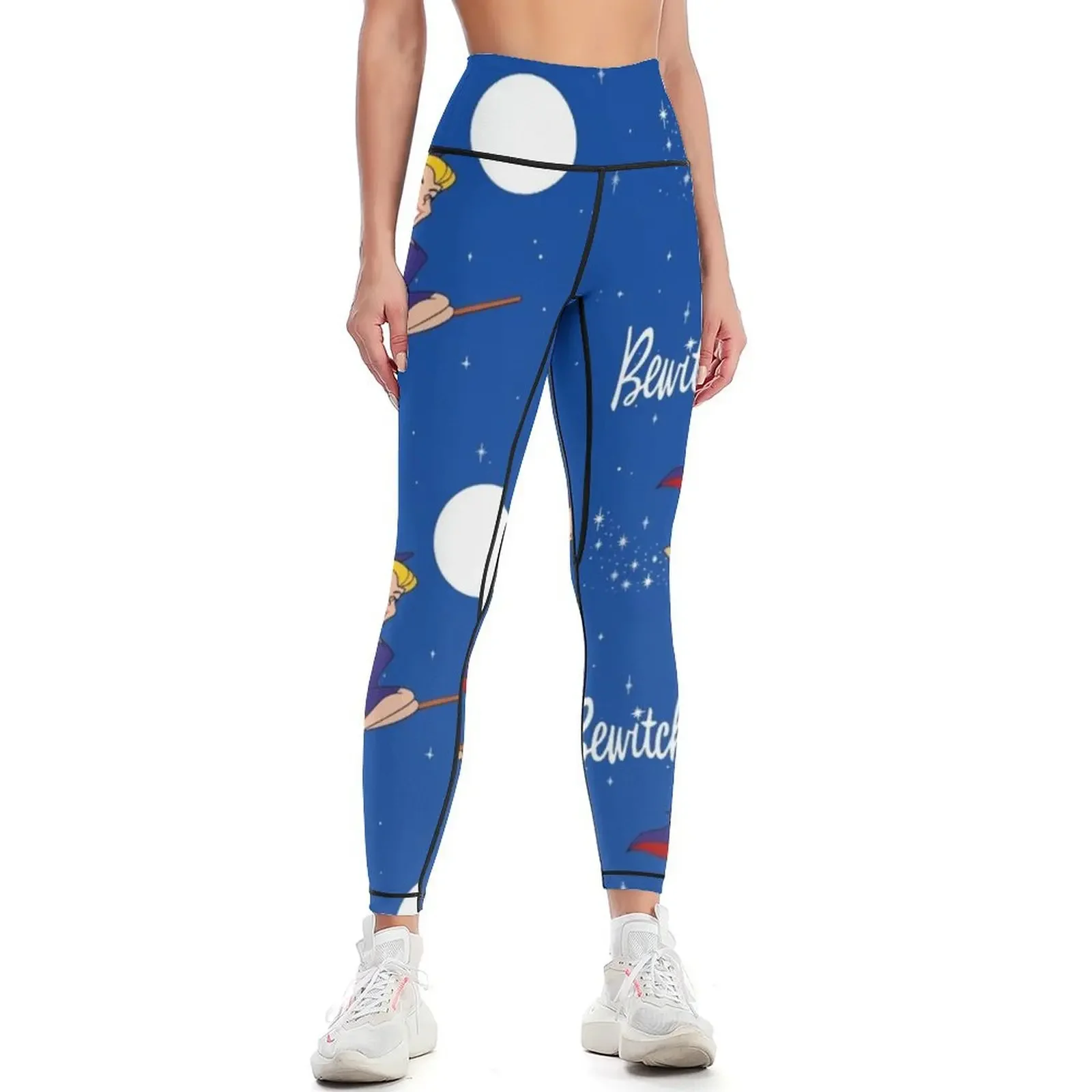 

Bewitched 60s retro Leggings flared gym pants Women's trousers sportswear for gym Womens Leggings