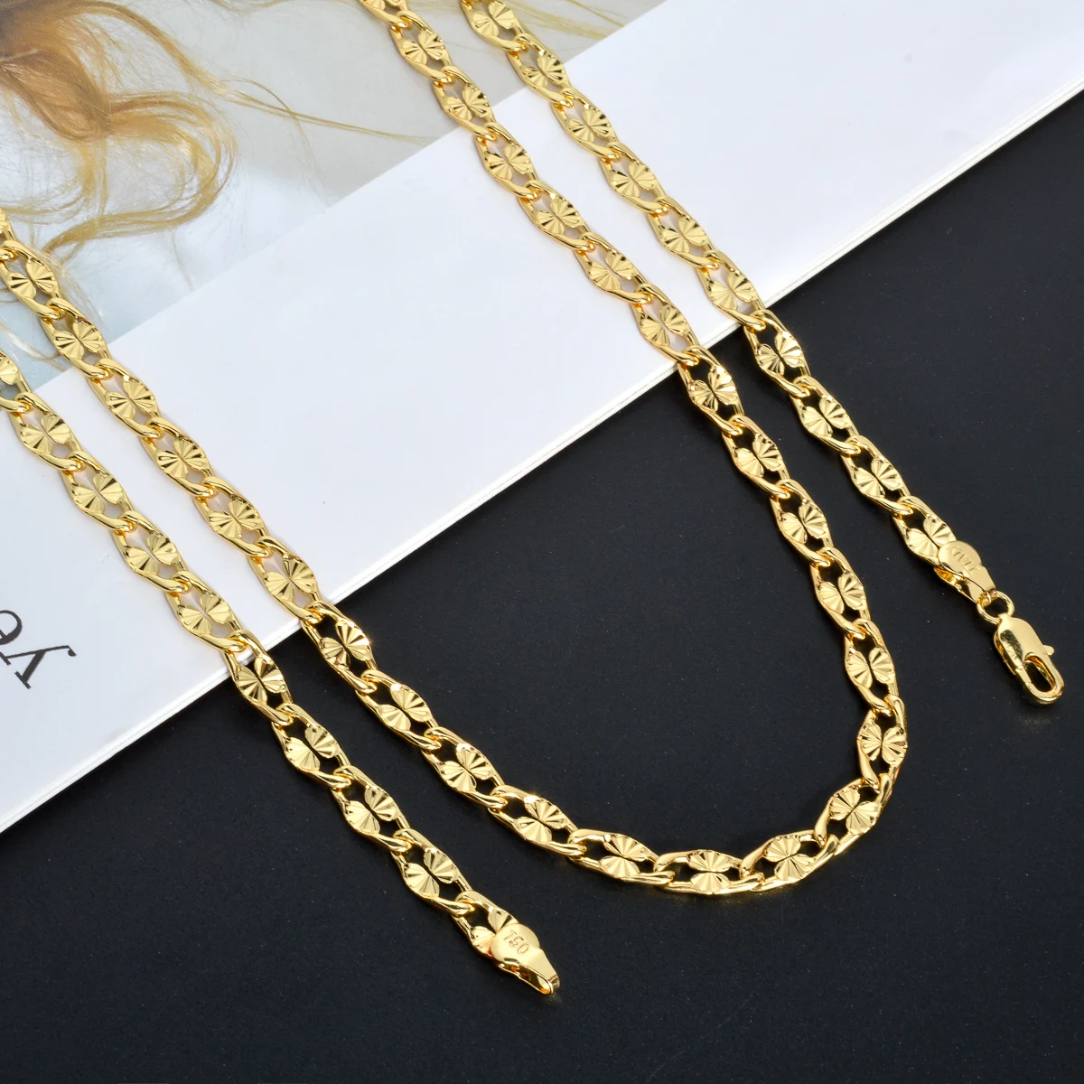 Sunny Stainless Steel Women\'s Necklace Stylish and Cute Multiple Chain Length Styles Suitable for Daily Wear Jewelry for Women