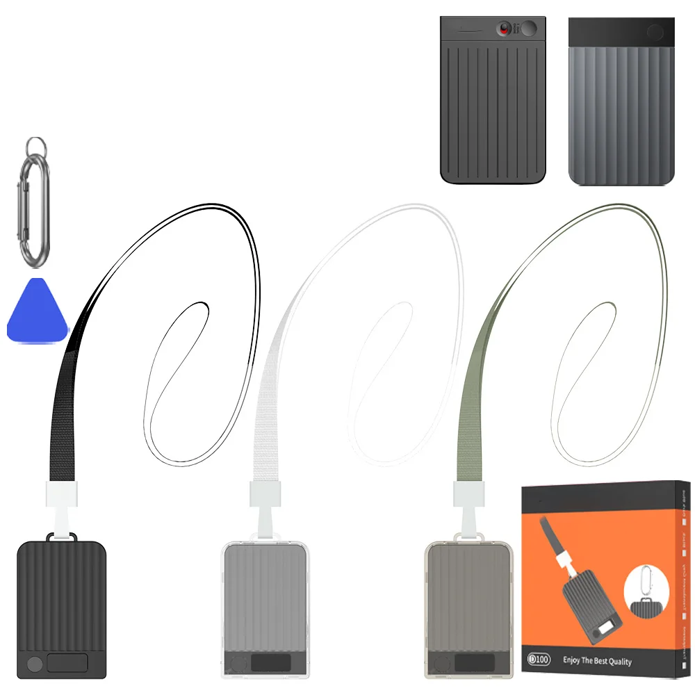 

1 шт. чехол для ПК с магнитным держателем и уличным шнурком для диктофона Plaud Note/Note Pro AI, практичные аксессуары для замены