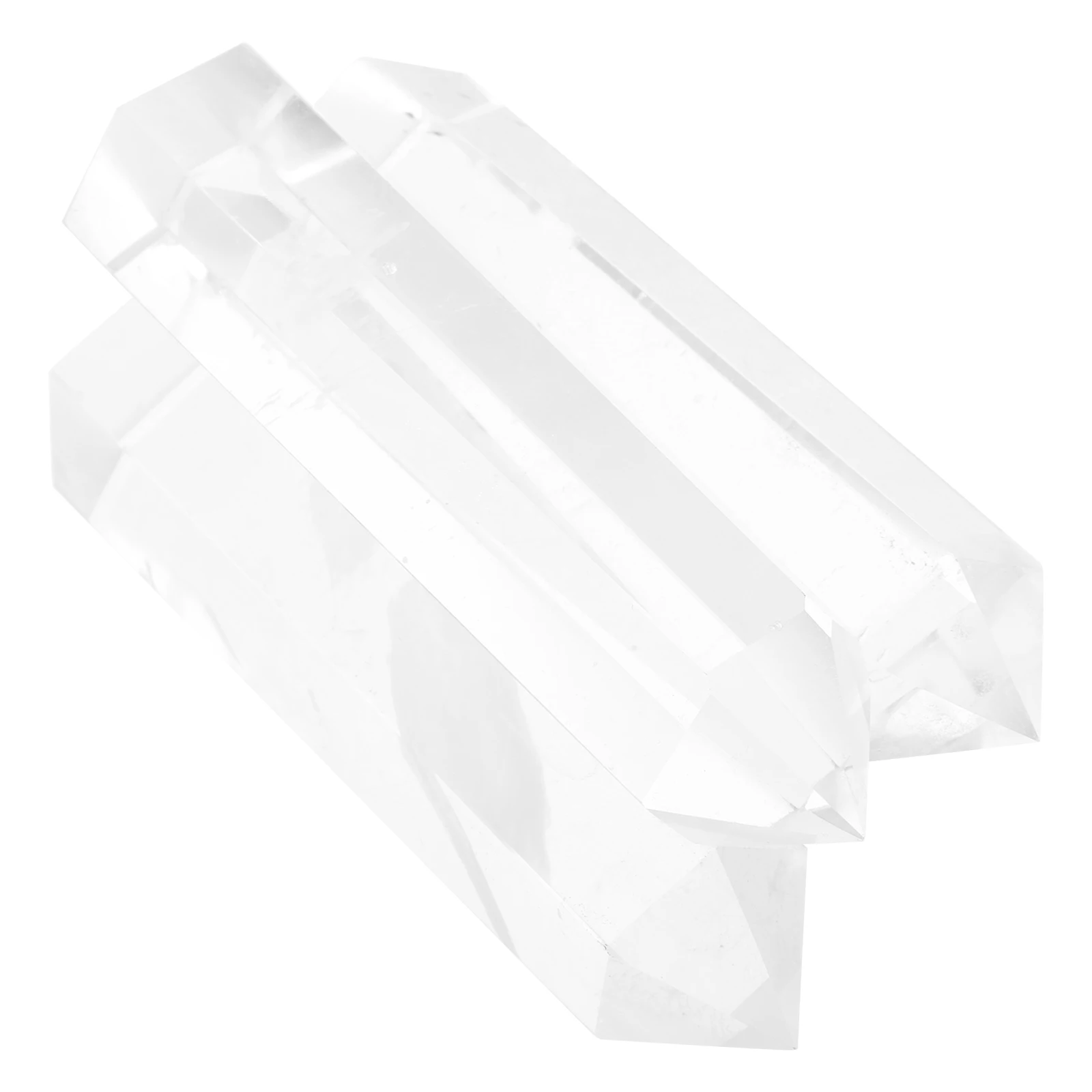 

3Pcs Natural Hexagonal Crystal Stone Meditation Stone Decorative Crystal Column Home Office Desk Art Gift Room Decoration