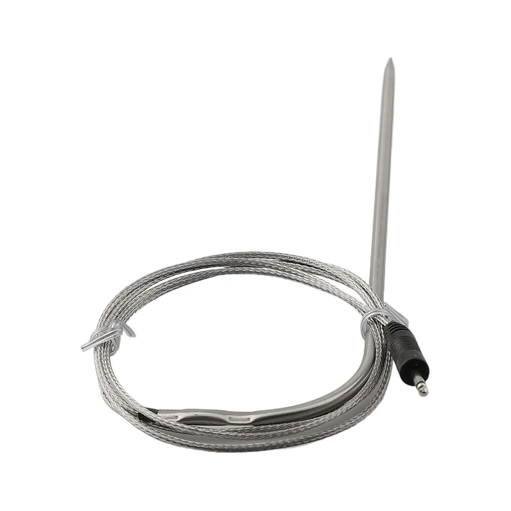 3pcs Pellet Grill Temp Probes Replacement Spare Probe Sensor DC2.5 Connector Meat Temperature Probe For BBQ Thermometer