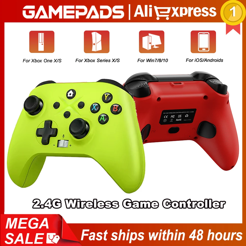 Wireless Gamepad For Xbox One/Xbox Series X/S/ Xbox Controller With Six-Axis Gyro Turbo Function Game Consoles Joystick