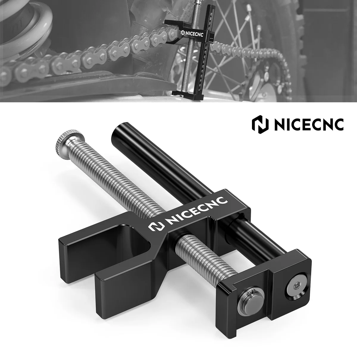 

For Honda CR CRF CRFX Yamaha YZ YZF WRF 250 Universal Chain Slack Adjustment Tool For Suzuki RM RMZ RMX DR-Z Kawasaki KX KXF 450