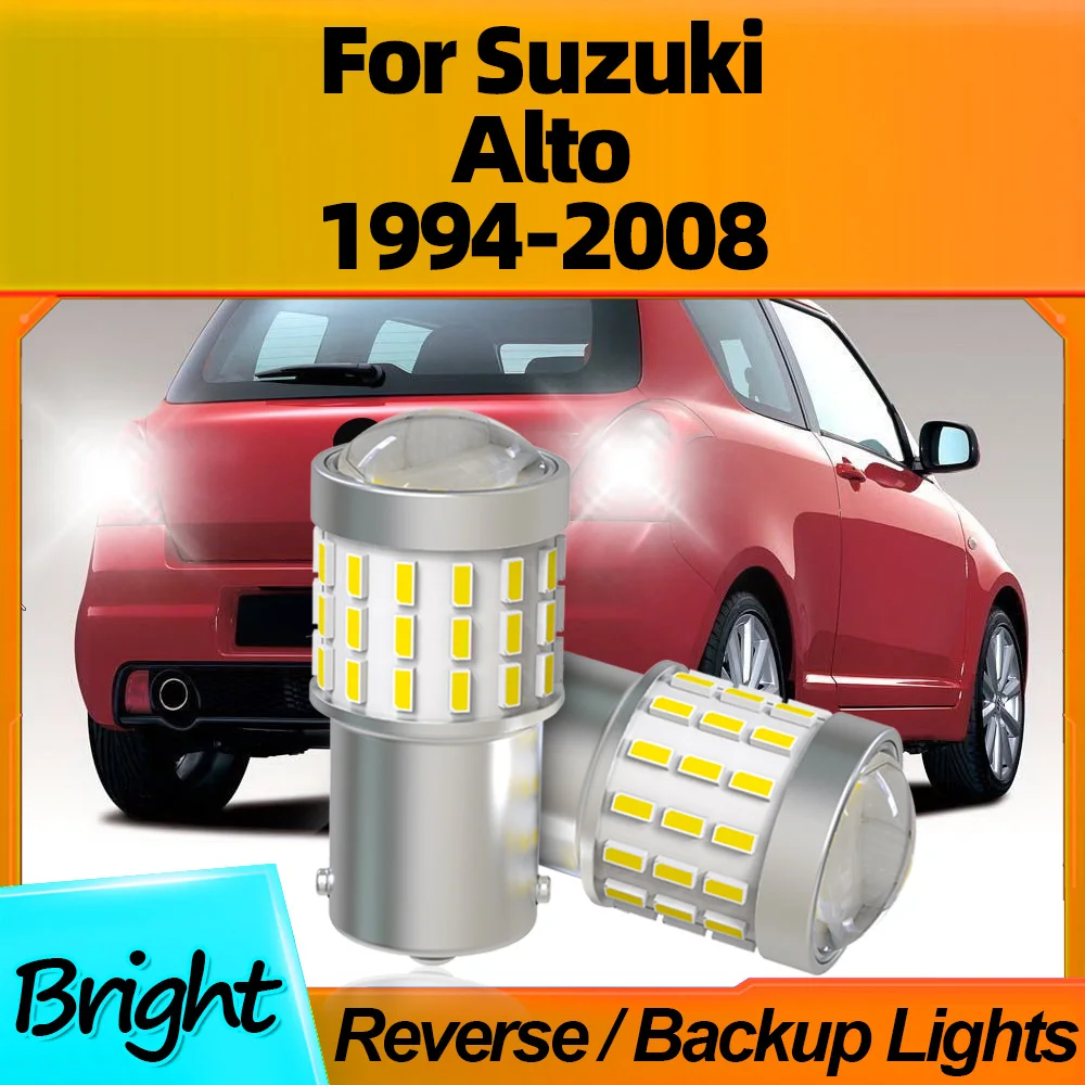 

2Pcs P21W Led Car Reverse Light 1156 BA15S High Bright Plug-N-Play For Suzuki Alto 1994 1995 1996 1997 1998 1999 2000 2001-2008