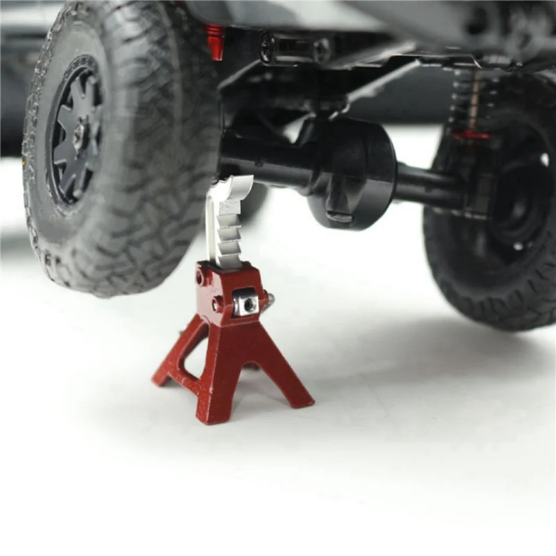 

ABUM-2X 1/24 Rc Simulation Model Car Metal Jack For 1/24 RC Crawler Traxxas Kyosho Miniz-Jeep 4X4 Axial SCX24 FMS Upgrade