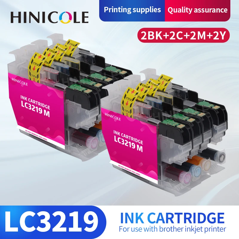 

HINICOLE 3219XL Ink Cartridge For Brother LC3219 LC 3219 Compatible MFC J5330DW J5335DW J5730DW J5930DW J6530DW J6935DW Printer