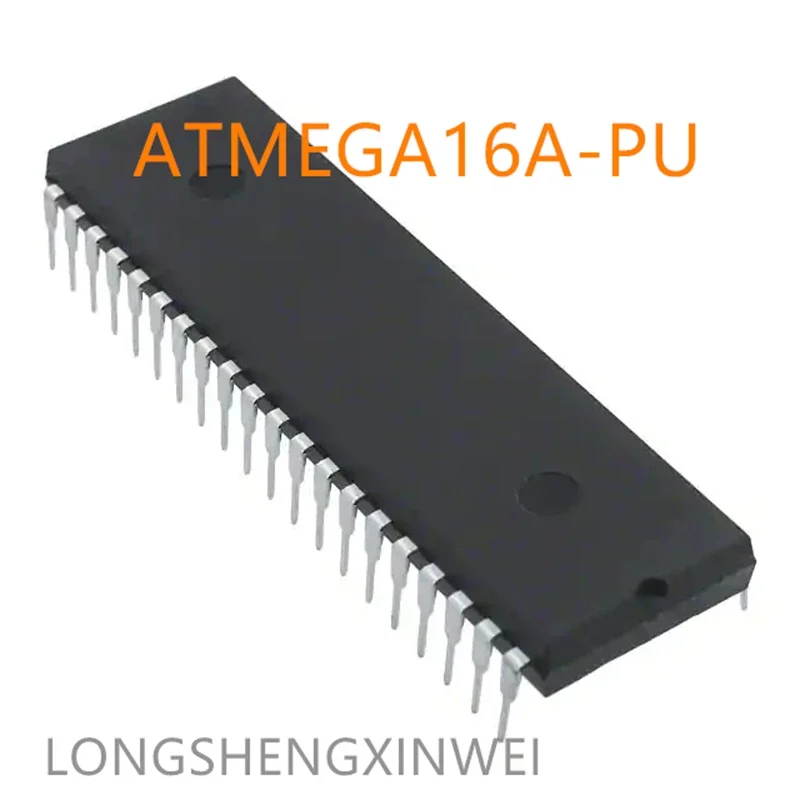 1PCS Original Direct Insert ATMEGA16A-PU ATMEGA16A AVR/8-bit Micro-controller 6K Flash Memory DIP-40