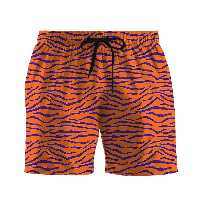 Animal 3d Print Skin Short Pants For Men Tiger Snake Zebra Graphic Summer Outdoor Cool Street Beach Shorts Sports Swim Trunks