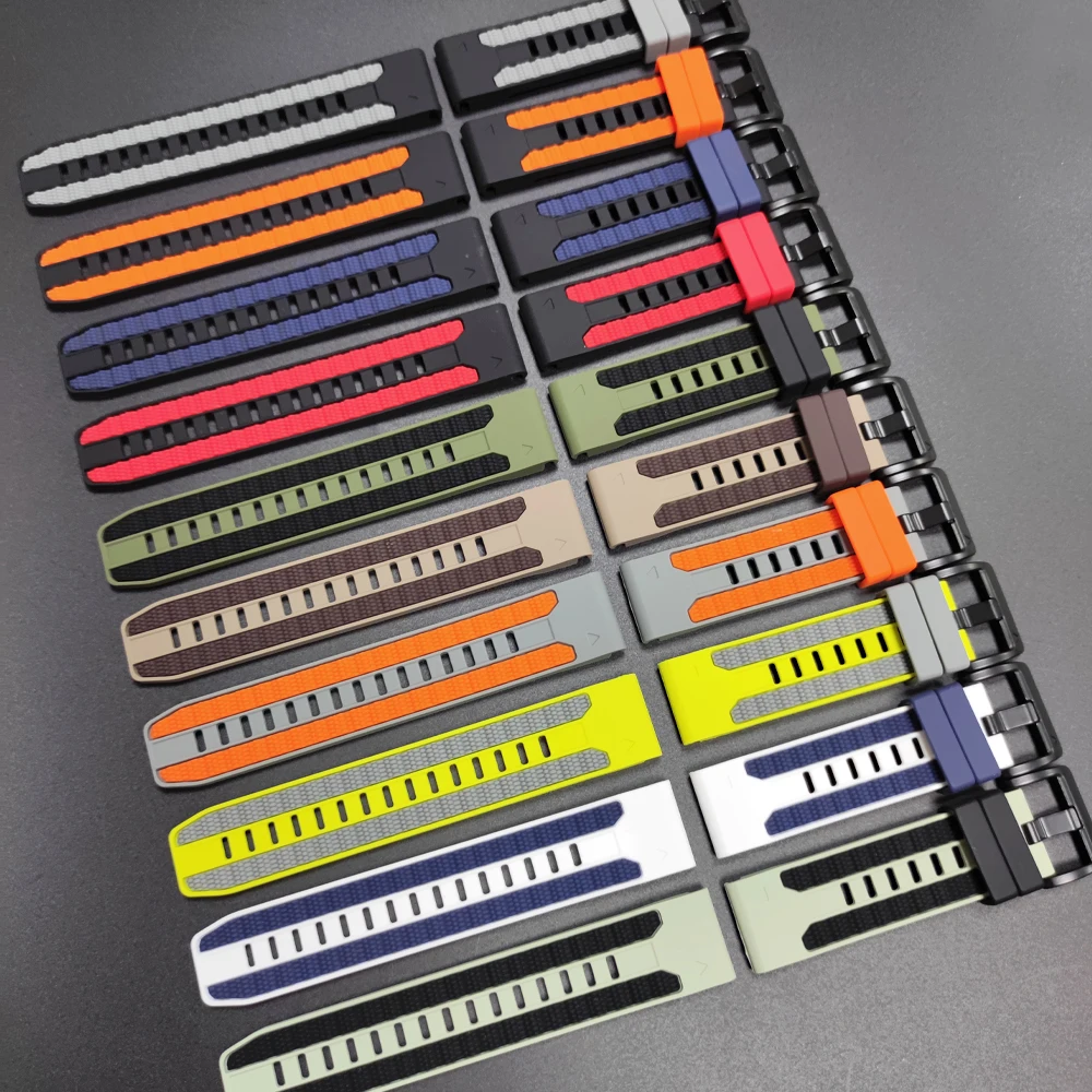 Fenix8 Uhrenarmband für Garmin Fenix 8 Pro 47mm 51mm E 7 7X 6 6X/Epix Pro/Tactix8 970 965 QuickFit 22mm 26mm Sport-Silikonarmband – Detail 5