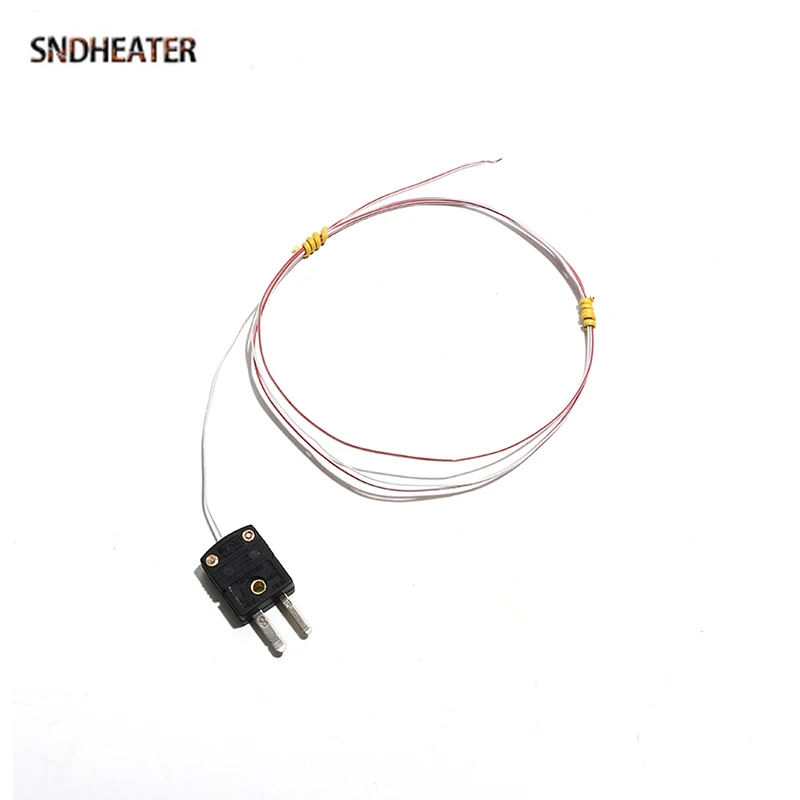 SNDHEATER TT-J-30-SLE Test Thermocouple Probe Wire Sensor 0.5M 1M 1.5M 2M 3M 4M 5M Temperature Controlling Bendable Cable Plug