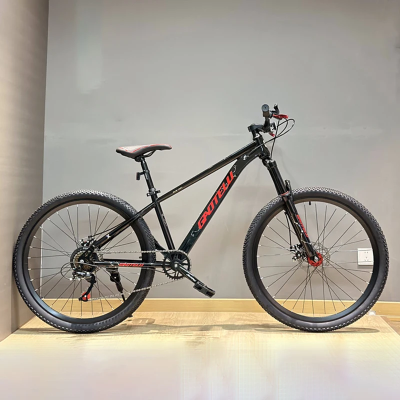 27.5 Inch Mountain Bike With Shock Absorber Front Fork Aluminum Alloy Frame 7-Speeds Bicycle