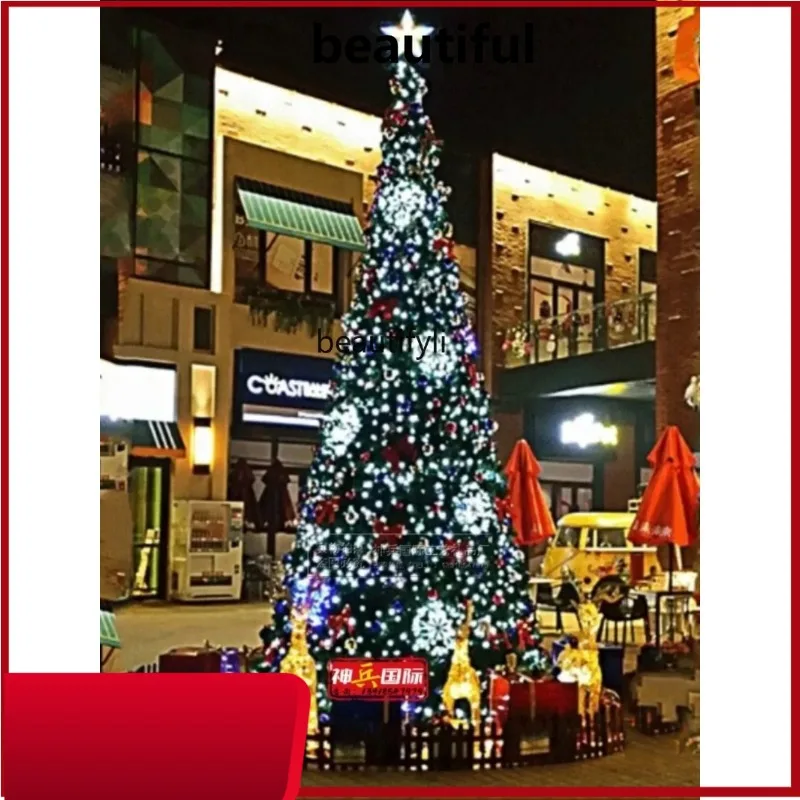 Outdoor large Christmas tree 4/5/6 meters Christmas shopping mall Hotel interior decoration H