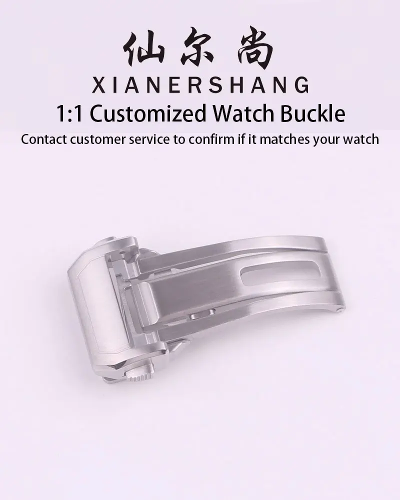 

XIANERSHANG Custom L-ongines HYDROCONQUEST L3 Original Watch Buckle 18MM 316L Stainless Steel Folding Buckle Wire Drawing Clasp