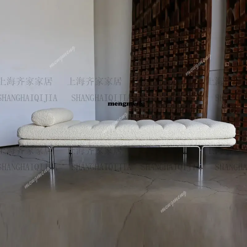 A4567 Italian light luxury home shoe change sofa stool home bedroom long strip bedside stool designer model room modern creativi