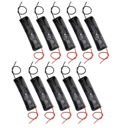 18650 battery case with wiring harness, 10 DIY battery storage boxes, 18650 single-slot battery case, 1 slot 1 battery
