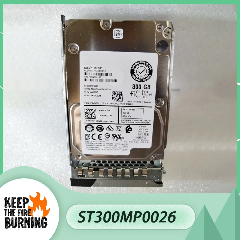 For DELL 300G 2.5'' 12GB 15K SAS ST300MP0026 HDD Hard Drive