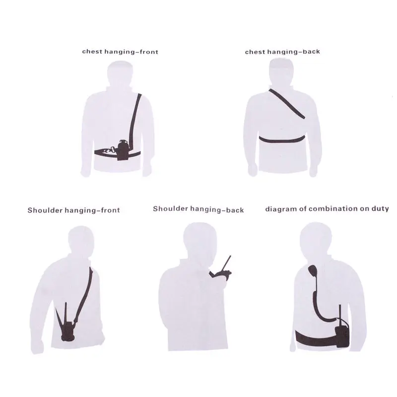 10 pz/lotto Baofeng Caver Radio Custodia Supporto MSC-20A Nylon Carry Case per Baofeng UV-5R UV-82 UV-888S UV-9R Walkie Talkie