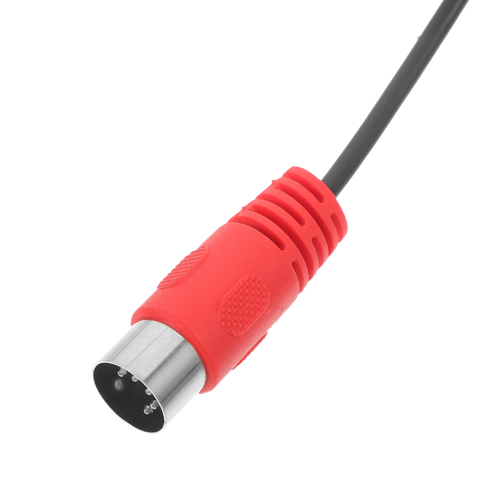 

3.5mm Audio Adapter 90 Degree Plug for Computer MIDI 5-Core 3.5 Audio Jack Adapter DIN 5P 1.5M Stable Transmission