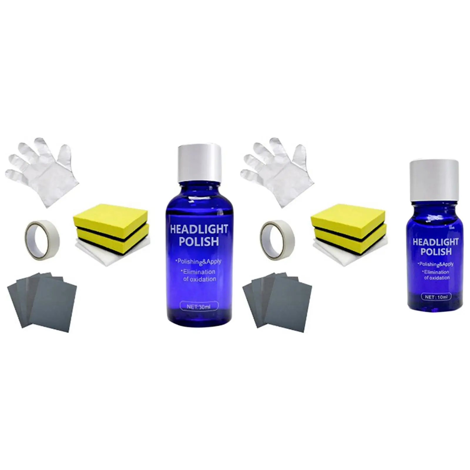 Headlight Restoration Kit Slight Scratches Yellowing Oxidation Liquid