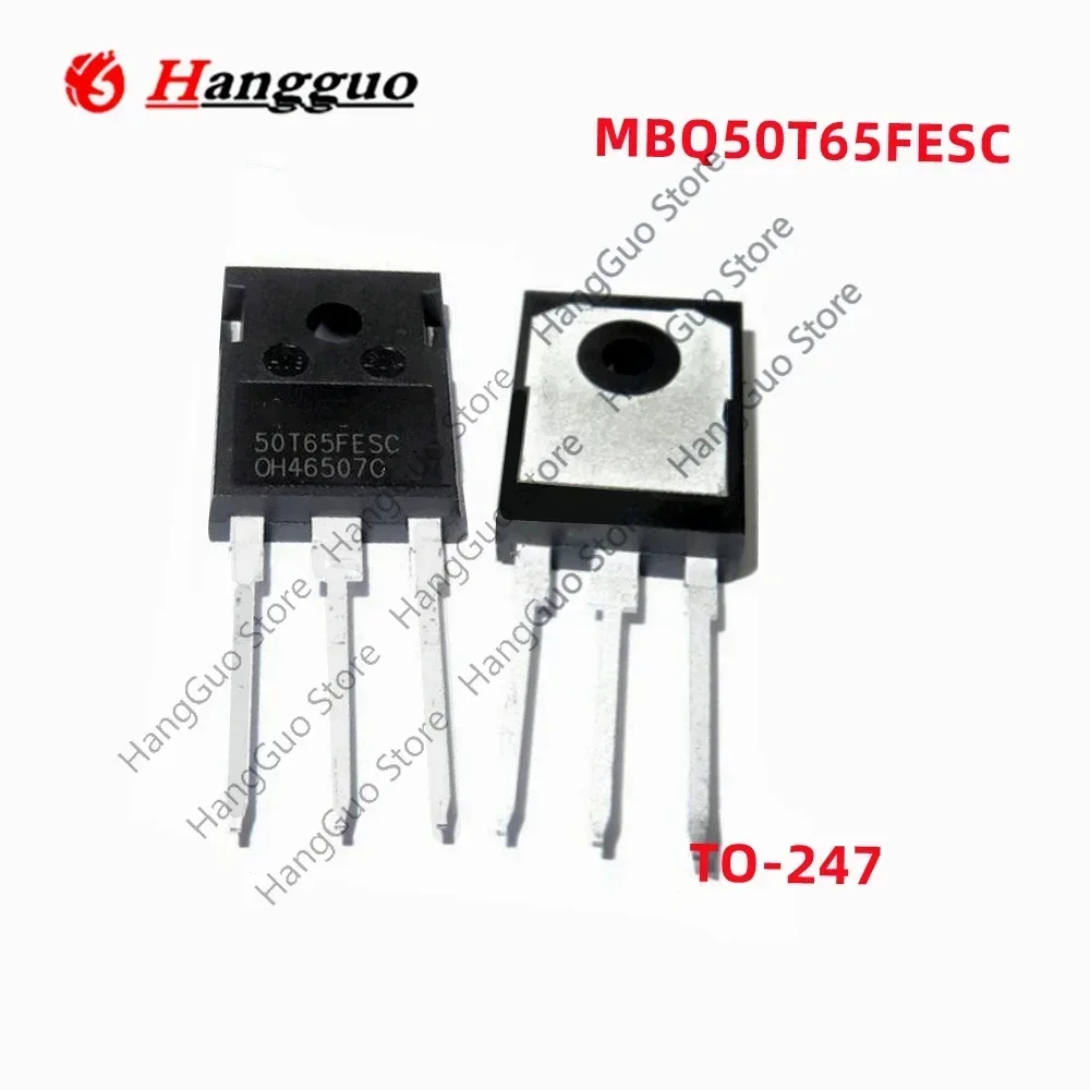 10PCS/Lot Original MBQ50T65FESC 50T65FESC MBQ50T65 TO-247 For Inverter of IGBT Pipe Welder
