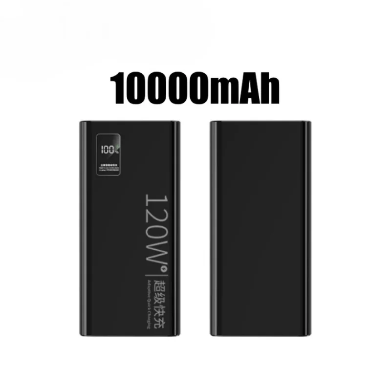 High Capacity Power Bank Portable Battery Charger 120W Super Fast Charging 50000mAh For Xiaomi iPhone Samsung Huawei