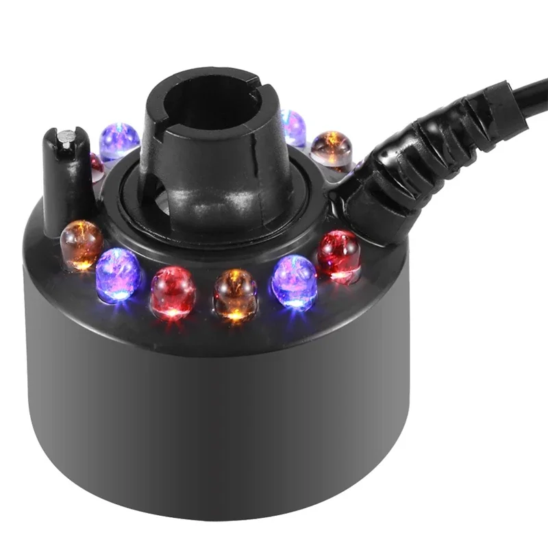 

110V-240V 12 LED Fish Tank Mist Maker Forger Atomizer Humidifier Pond Aquarium Decoration Creating Atmosphere
