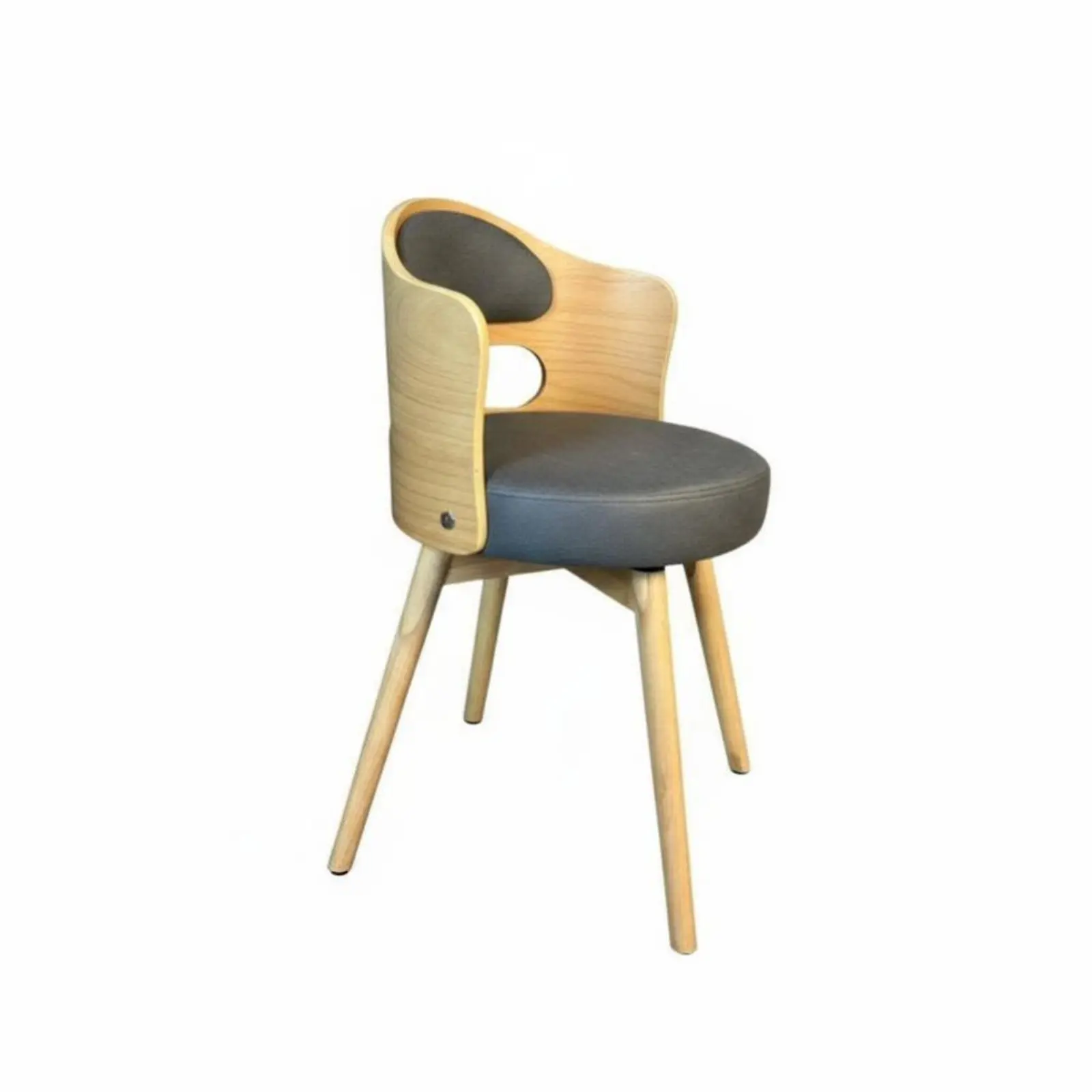 

Rotate Chair with Rear Less Rear Multifunctional Furniture Vanity Stool Modern Design Tapered Legs for Students, Parents