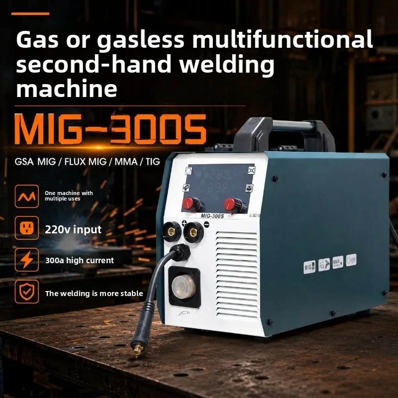EU Standard 220V Multi Function Welder 3 Modes Gas/Gasless MIG TIG MMA Small Home Welding Machine