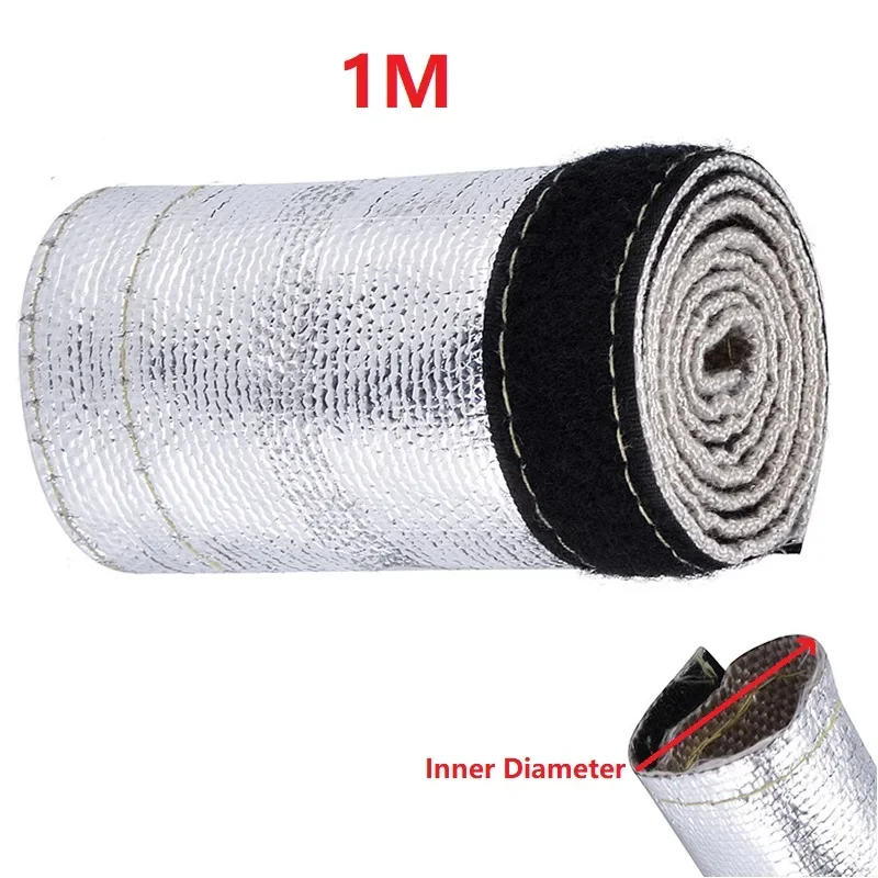 10/20/30/40MM Fire Sleeve Insulated Wire Hose Wrap Loom Tube Protect Cover 1M Inner Diameter Metallic Heat Shield Thermal