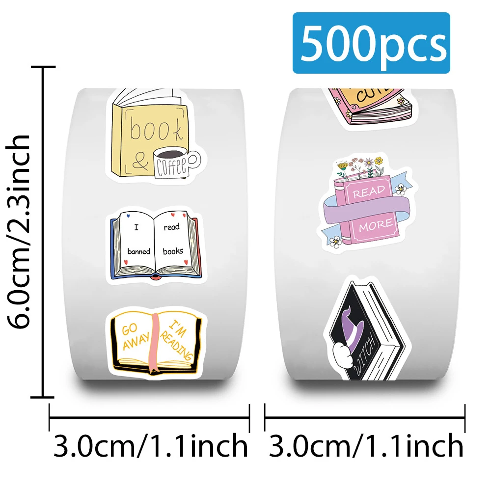 500 ピース/ロール漫画本っぽい報酬ステッカーかわいい装飾デカール DIY ノートブック電話スーツケースシールラベルステッカー子供のおもちゃ