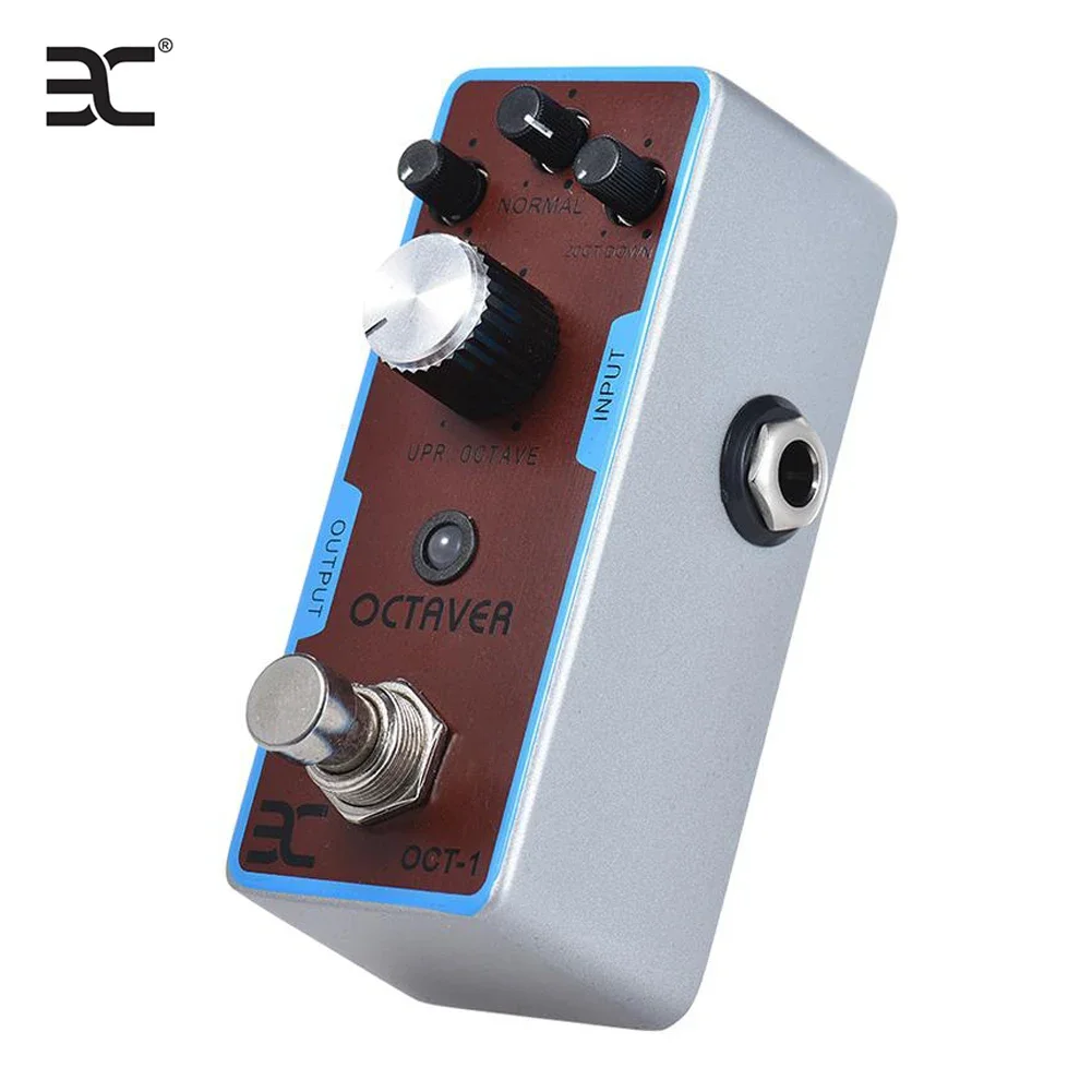 ENO Guitar Effect Pedal True Bypass Footswitch Style Guitar Parts Accessories Electric Guitars Wah Pedal EX OCT-1 OCTAVER Octave