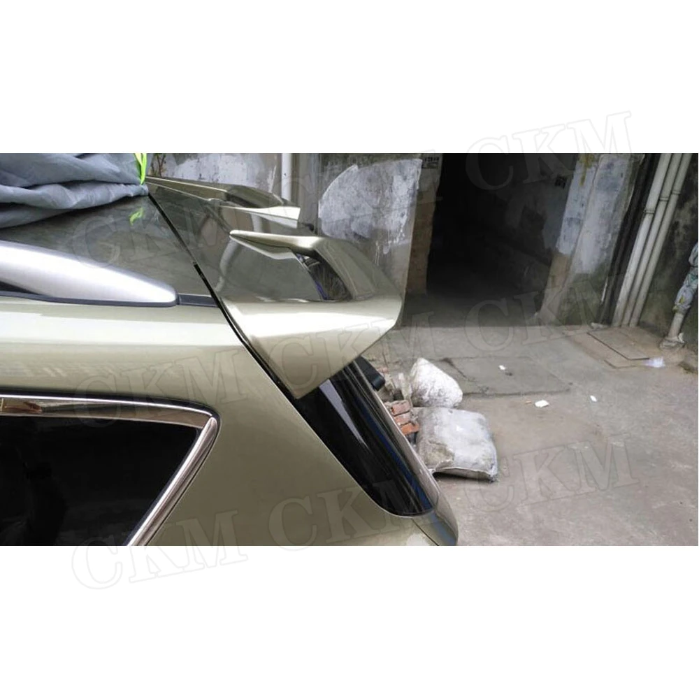 ABS التمهيدي أبيض أسود سقف خلفي سبويلر نافذة أجنحة لفورد إسكيب كوغا سبويلر 2013-2019 S نمط الكربون نظرة التمهيد