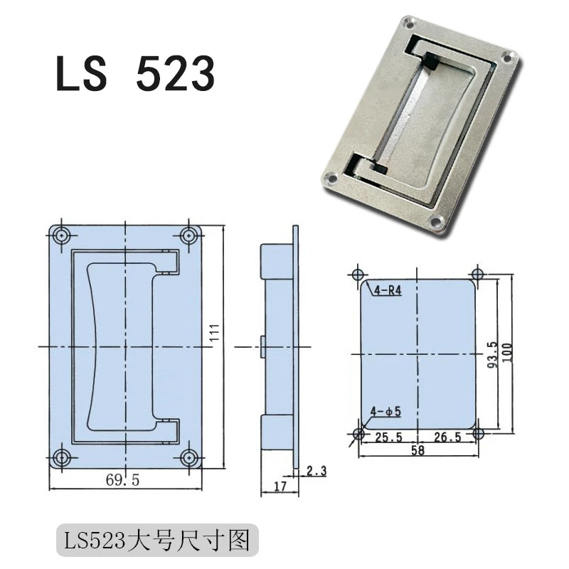 Panel Folding Handle Hidden Industrial Cabinet Door Drawer Modern Furniture Cabinet Handle Door Handles Kitchen Cabinets