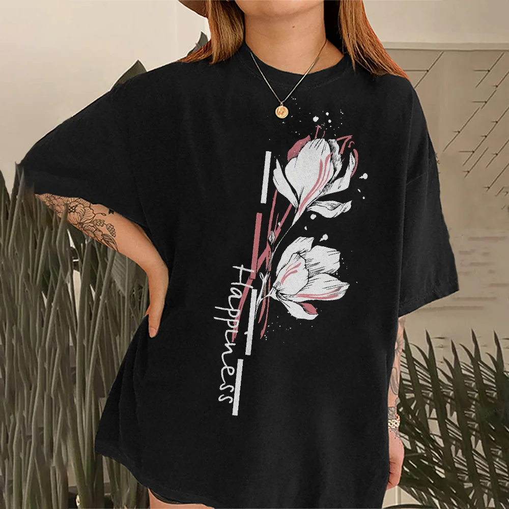 

Chinese Style Women's T-Shirt Cool Style Graphic Tee Women | Korean Inspired Y2k Top | 2025 Summer Trendy T-Shirt