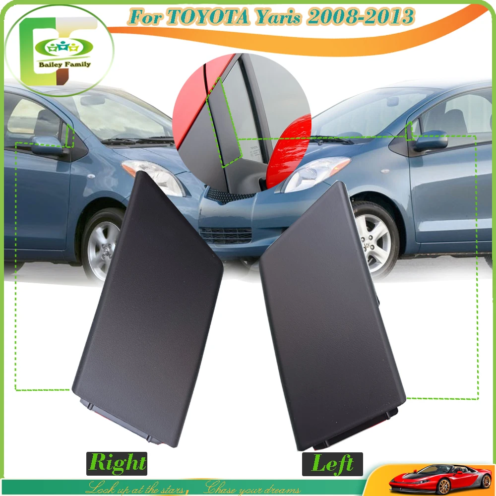 

Bailey Car Side Mirror Window Frame Trim Strip Rear View Mirror Decorative Strip Mirror Garnish Panel For TOYOTA Yaris 2008-2013