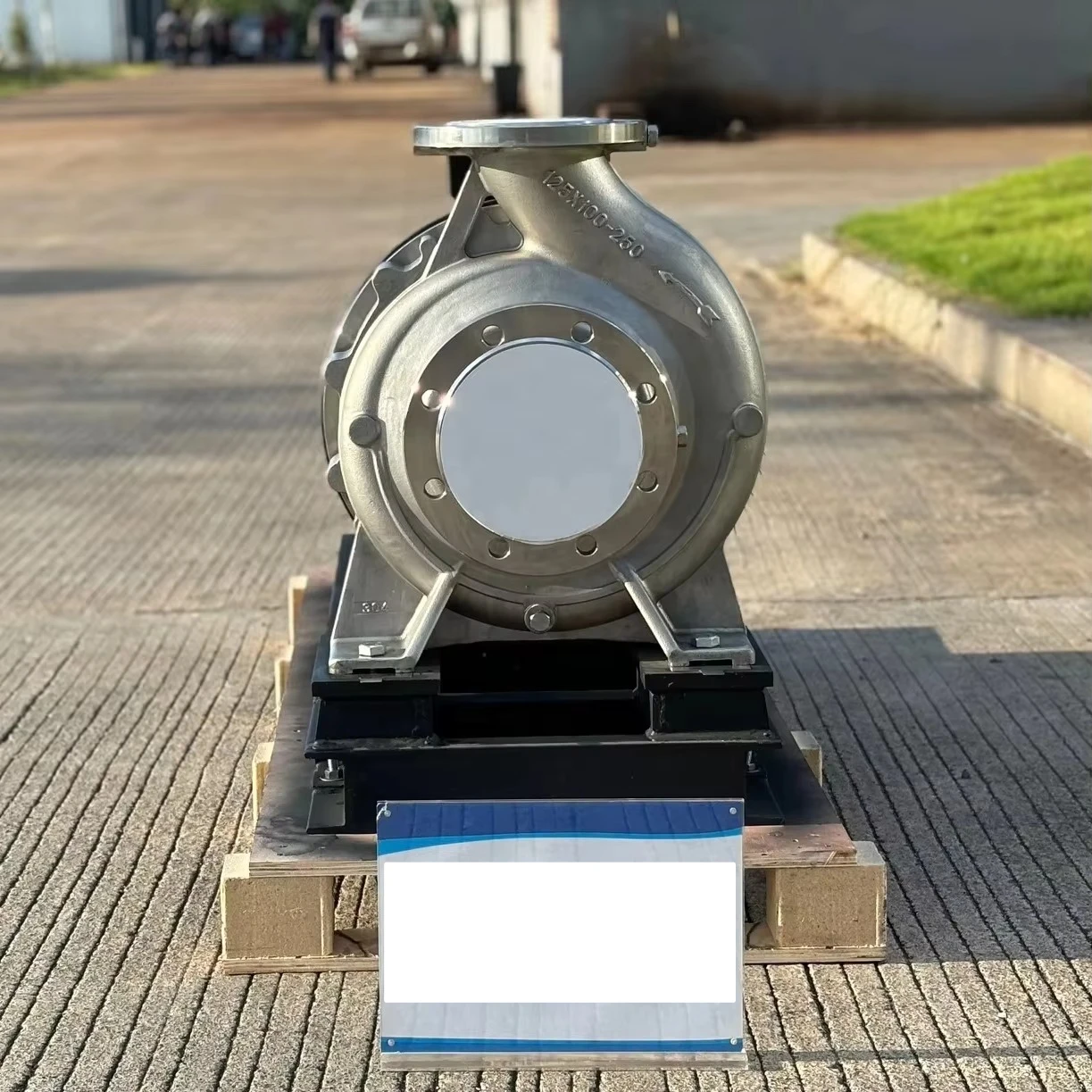 Factory Wholesale Industrial Cast Iron Stainless Steel Heavy Duty End Suction Centrifugal Gold Mining Water Pump Electric Motor