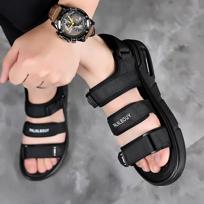 High Quality Sandals Men Fashion Outdoor Beach Comfort Casual Shoes Summer Male Large Size Sandalias Platform Rome Sandals