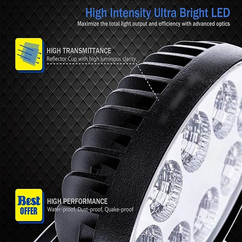Traktor Oval LED Scheinwerfer Harvester Arbeit Licht Kopf Lampe für Offroad John Deere Sprayer Kubota Toyota Farm Equipment Seeder – Detail 6