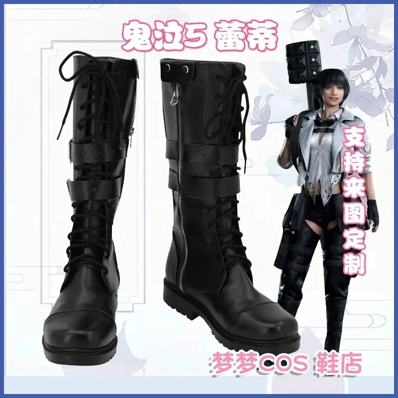 cry-dmc-5-lady-mary-cosplay-costume-chaussures-bottes-en-simili-cuir-faites-a-la-main