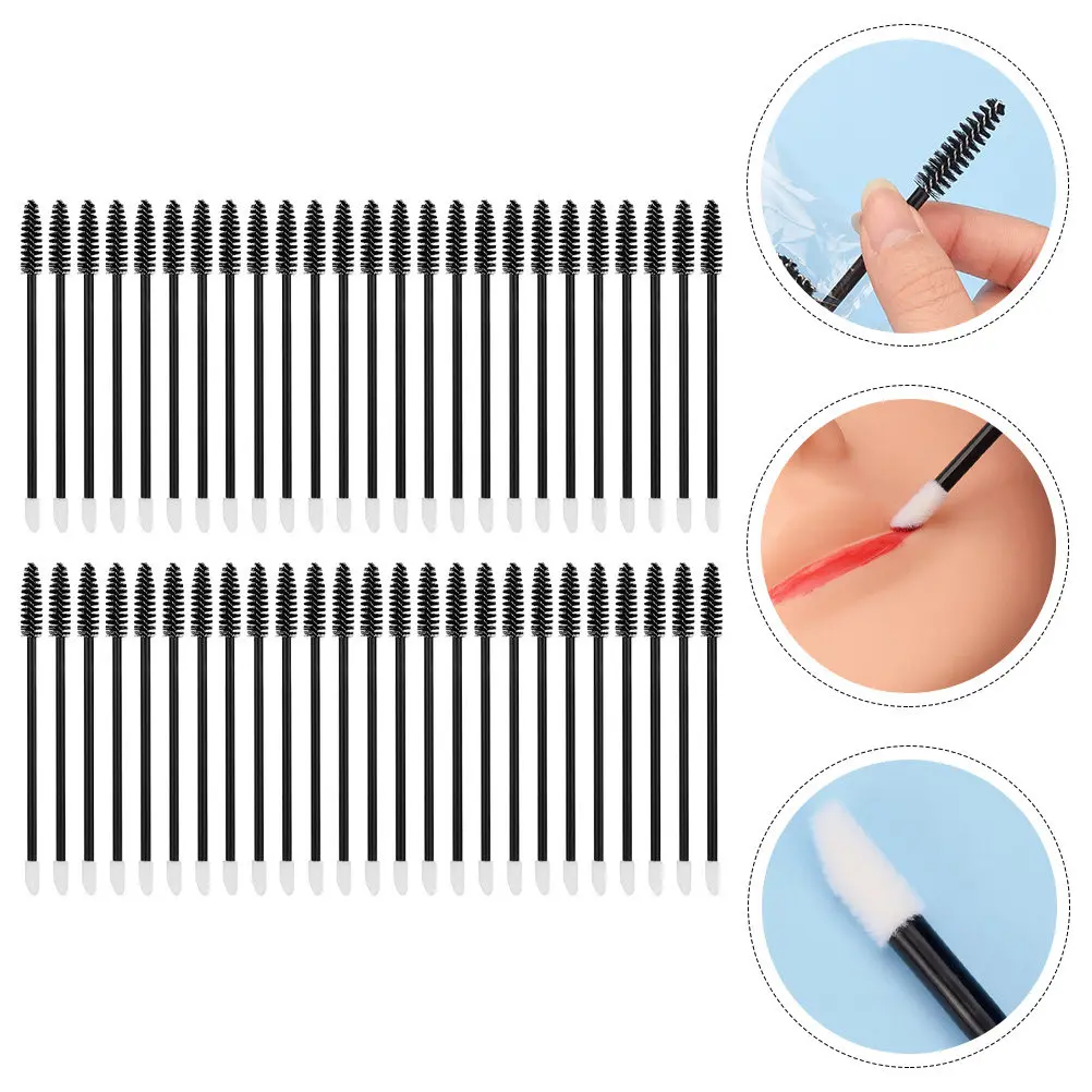 

50Pcs Eyelash Brush Disposable Eyebrow Brushes for Makeup Application Travel Salon Use Lash Comb Tool for Extensions Mascara
