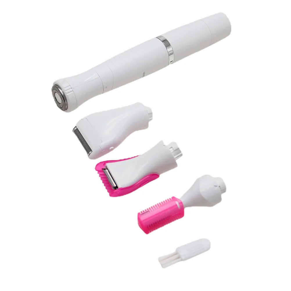 

1Set Women Electric Nose Hair Trimmer 4-in-1 Facial Eyebrow Beard Hair Removal Personal Portable Shaver Tool Eyebrow Trimmer