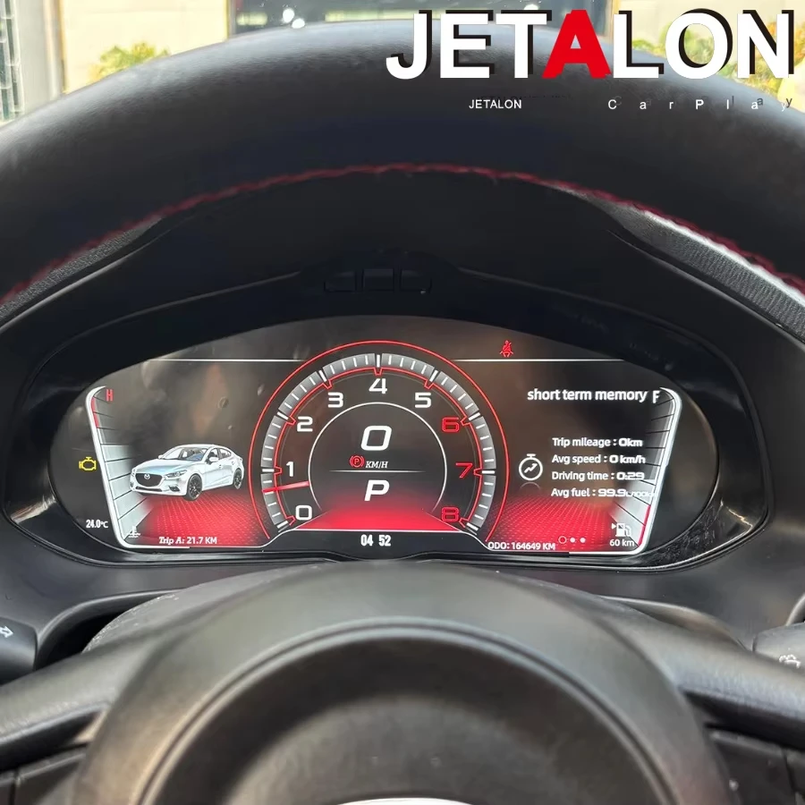 LCD Dashboardr Panel For Mazda 3 Axela 2014–2019 Car Digital Dash Instrument Clock Car Cockpit Display Speedometer Tachometer