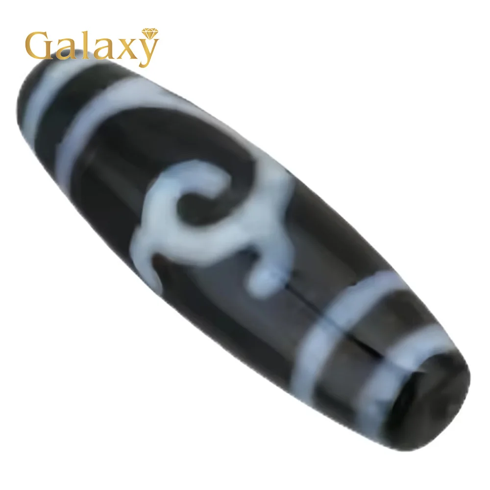 

1PC Natural Tibetan Agates Dzi Beads Oval Buddha Beads 12x38mm For Jewelry Making Bracelet Necklace Accessories Ethnic