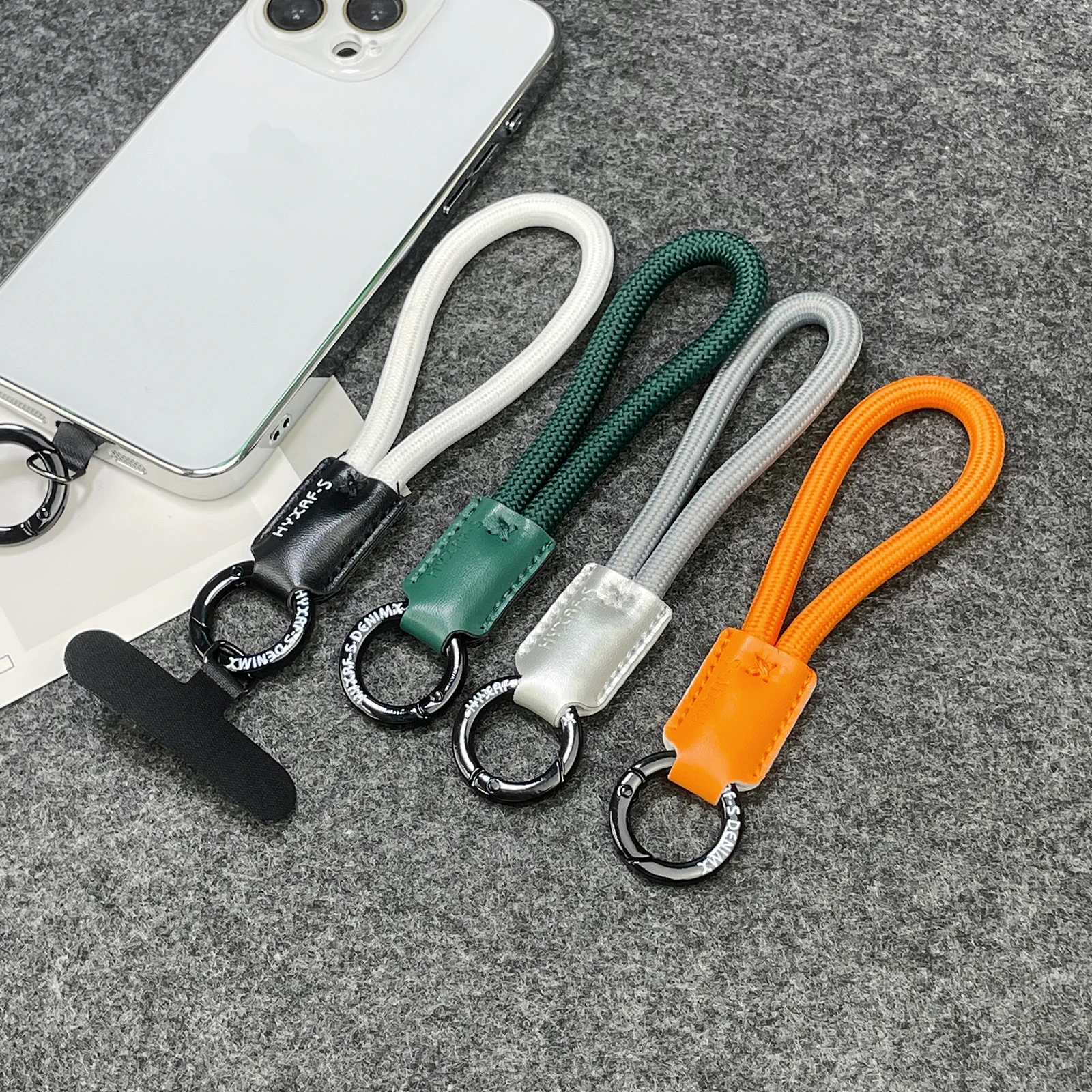 

Высококачественный универсальный ремешок для мобильного телефона на запястье, веревка для рук, пряжка на палец, короткая веревка, сумка для ключей, защитная веревка от потери