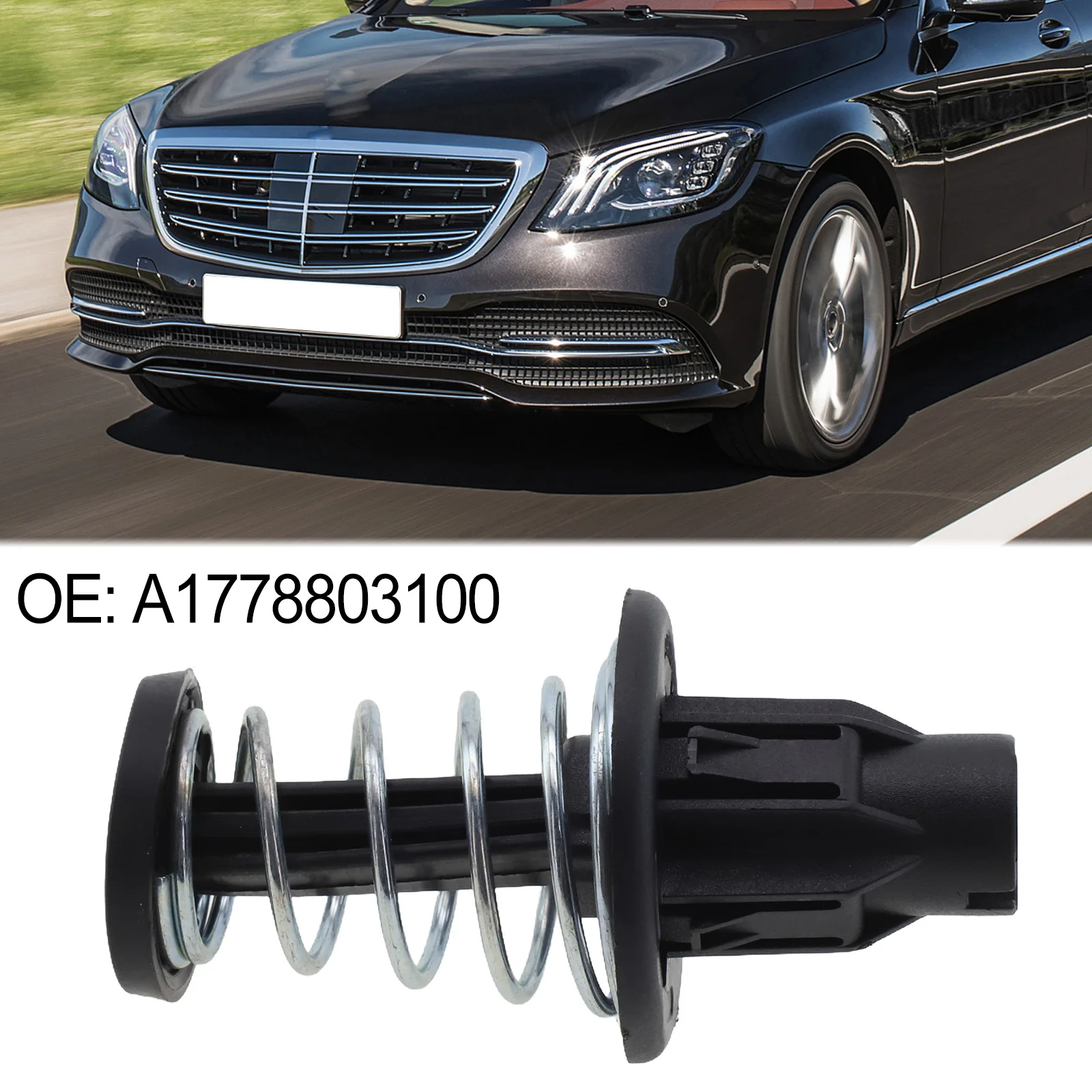 Front Hood Spring Compatible with For Benz for A Class For W177 Model For W177 OEM Part Number A1778803100 ABS/Metal