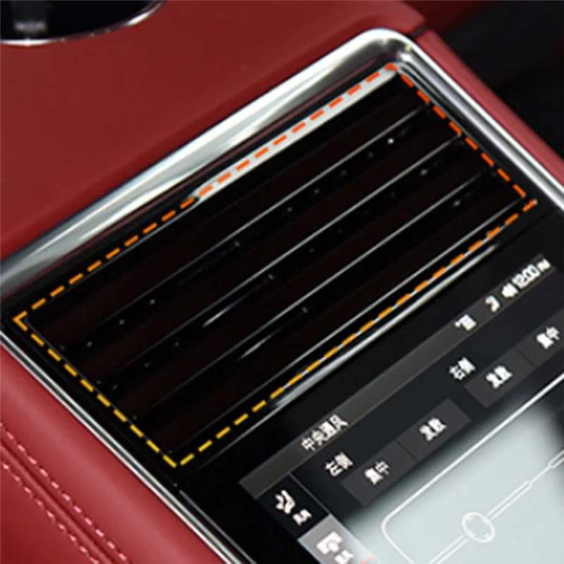 AY03-Car مكيف الهواء الخلفي تنفيس تعديل مجداف شرائط إصلاح تنفيس التيار المتردد 971820201 H لبورشه باناميرا 971 2017-2022